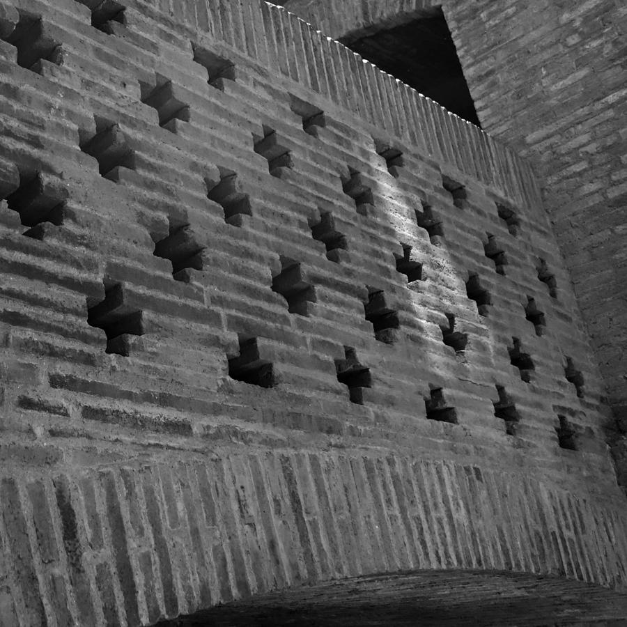 Barcelona Brick Wall Photograph by Toby McGuire