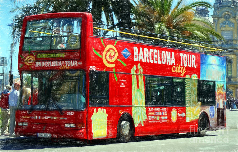 Barcelona City Tour Photograph by Sue Melvin