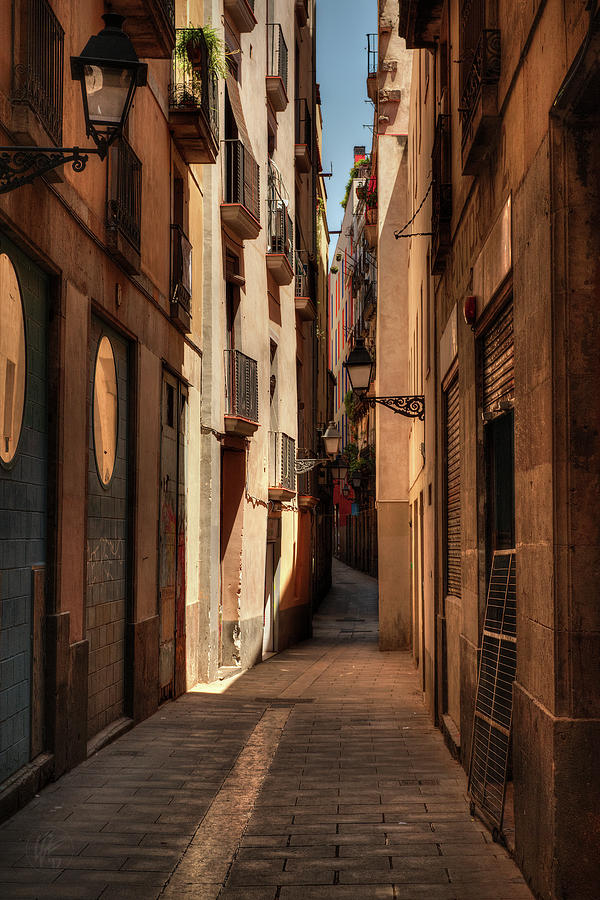 Barcelona - Gothic Quarter 004 Photograph by Lance Vaughn