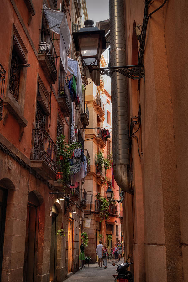 Barcelona - Gothic Quarter 002 Photograph by Lance Vaughn