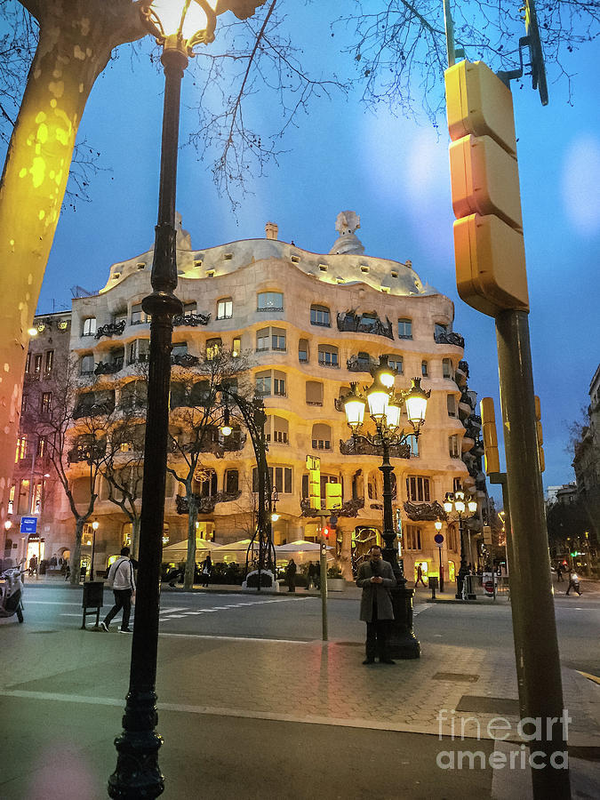 Barcelona Night Photograph by Colleen Kammerer