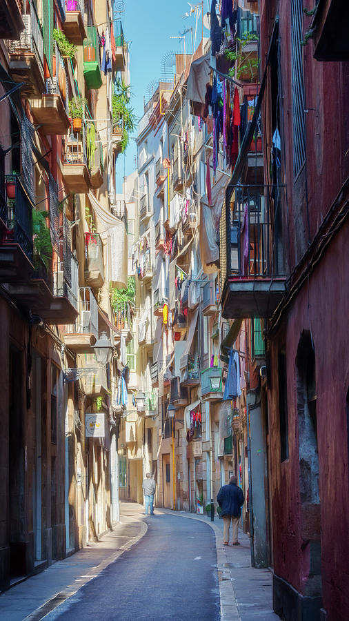 Barcelona Photograph - Barcelona Street by Joan Carroll