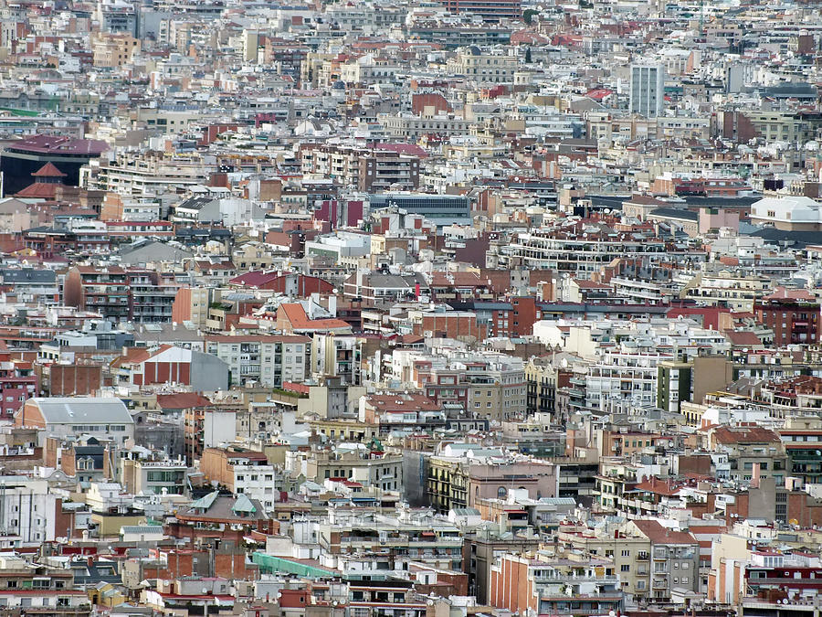 Barcelona - Urban Landscape 1 Photograph by Philip Openshaw