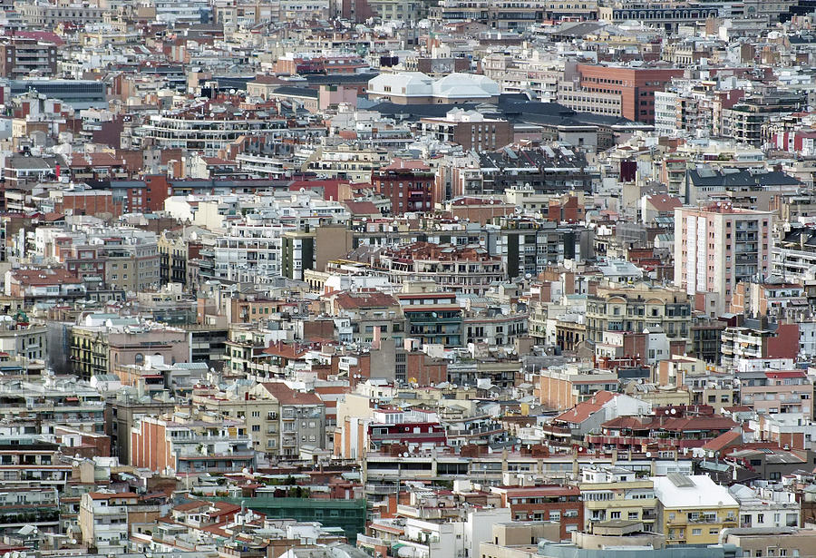 Barcelona - Urban Landscape 2 Photograph by Philip Openshaw