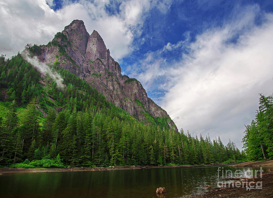 Barclay Lake In A Shadow Of Mount Baring Washington Photograph by