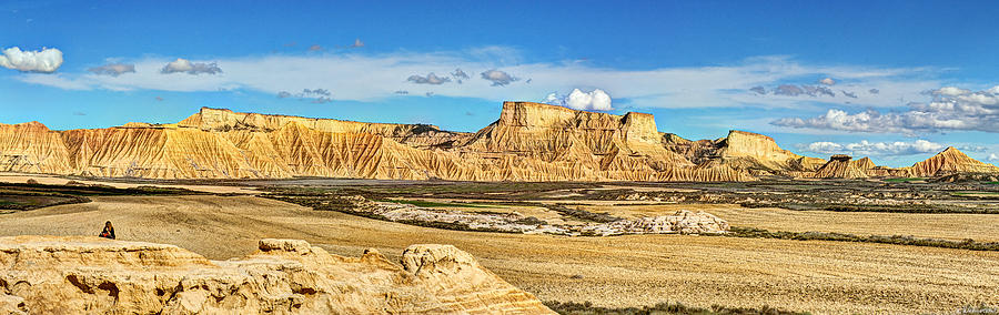 Bardenas desert panorama 3 Photograph by Weston Westmoreland