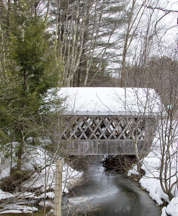Bare-Walker Covered Bridge  Photograph by Betty  Pauwels 
