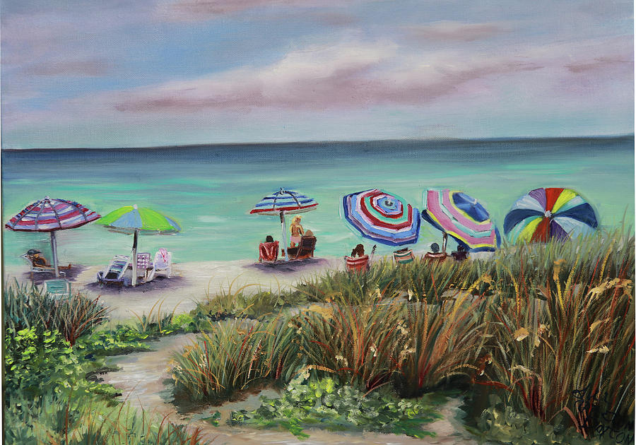 Barefoot Beach Painting by Sue Appleton Dayton - Fine Art America