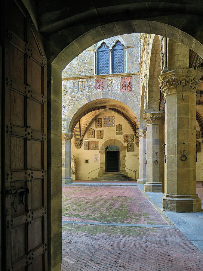 Bargello Museum Courtyard Photograph by Dave Mills