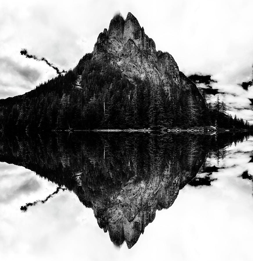 Baring Mountain Reflection Digital Art by Pelo Blanco Photo