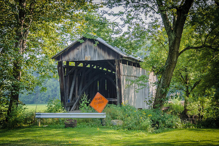 Barkhurst Covered Bridge  Photograph by Jack R Perry