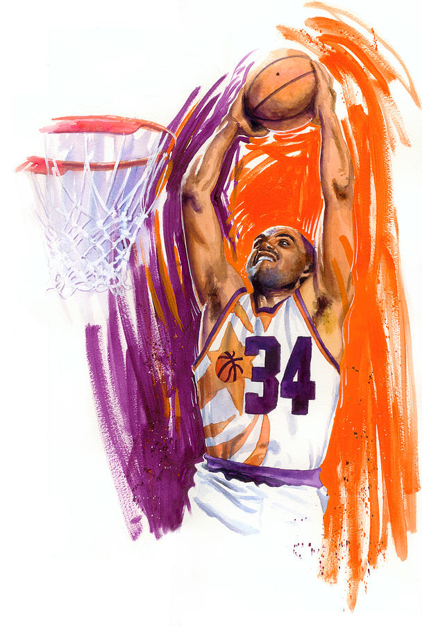 Charles Barkley Painting - Barkley by Ken Meyer jr Charles Barkley Painting - Barkley by Ken Meyer jr
