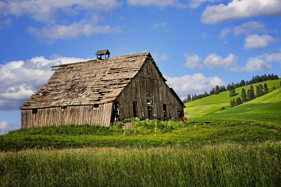 Farm Photograph - Barn - 1 - Palouse - Washington by Nikolyn McDonald