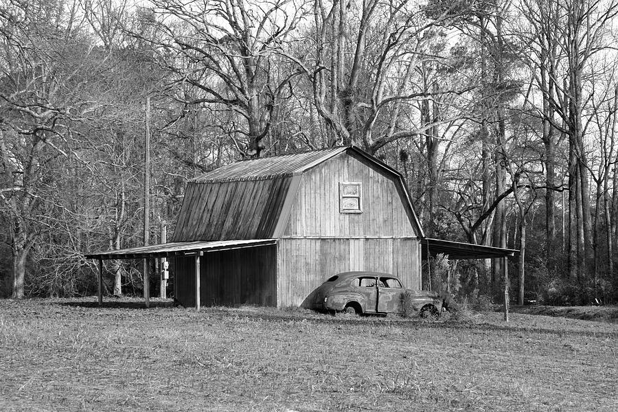 Old Barn Photograph - Barn 2 by Mike McGlothlen