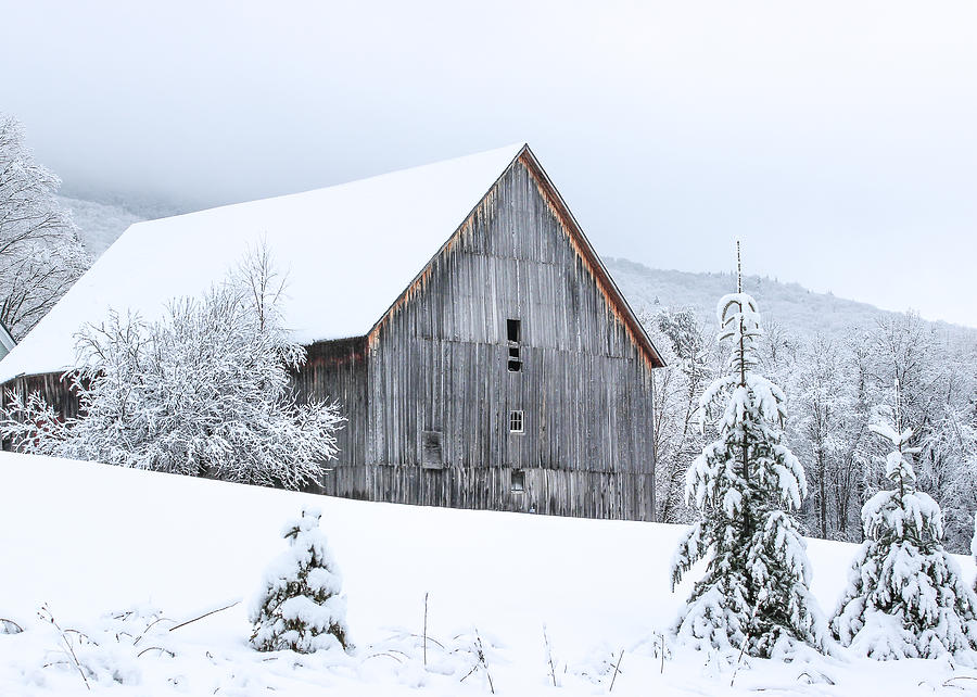 Barn After Snow Photograph by Tim Kirchoff - Fine Art America