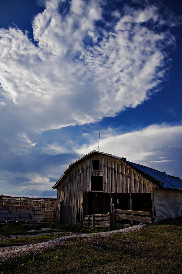 Landmark Photograph - Barn at Fisher Ranch by Toni Hopper