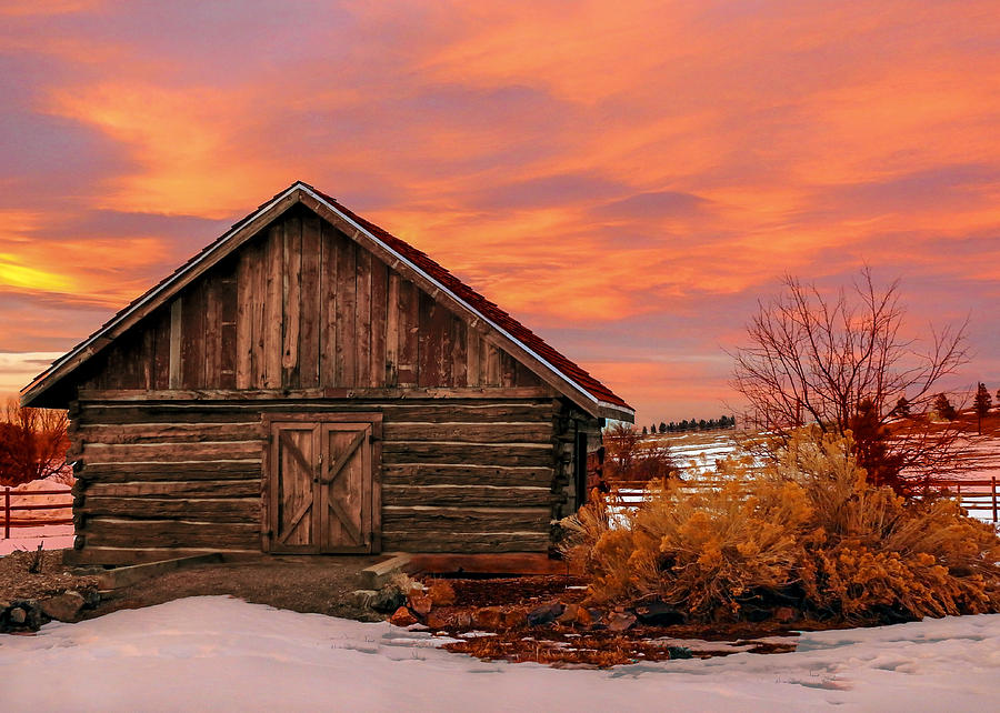 Barn at Hidden Mesa Photograph by Dawn Key