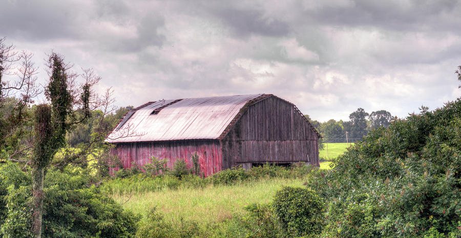 Barn Awaiting a Rain Storm Photograph by Douglas Barnett