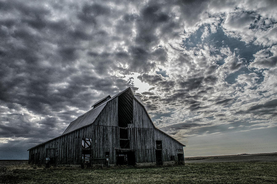 Barn Before The Storm Photograph