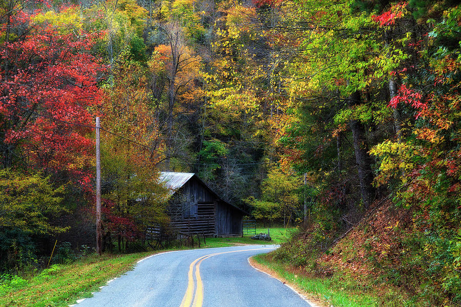 Barn Beside the Road Photograph by Jill Lang