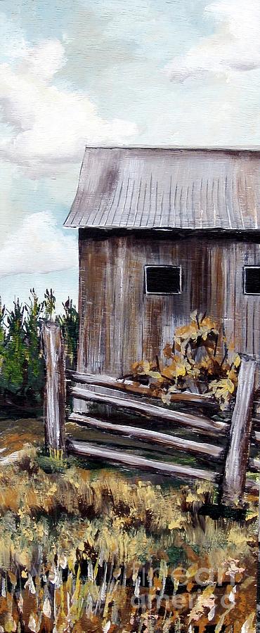 Barn Board Painting By Jennifer Stenberg