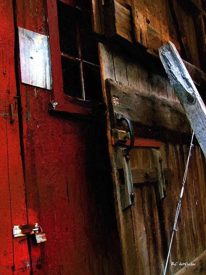Barn Disassembled Painting by RC DeWinter