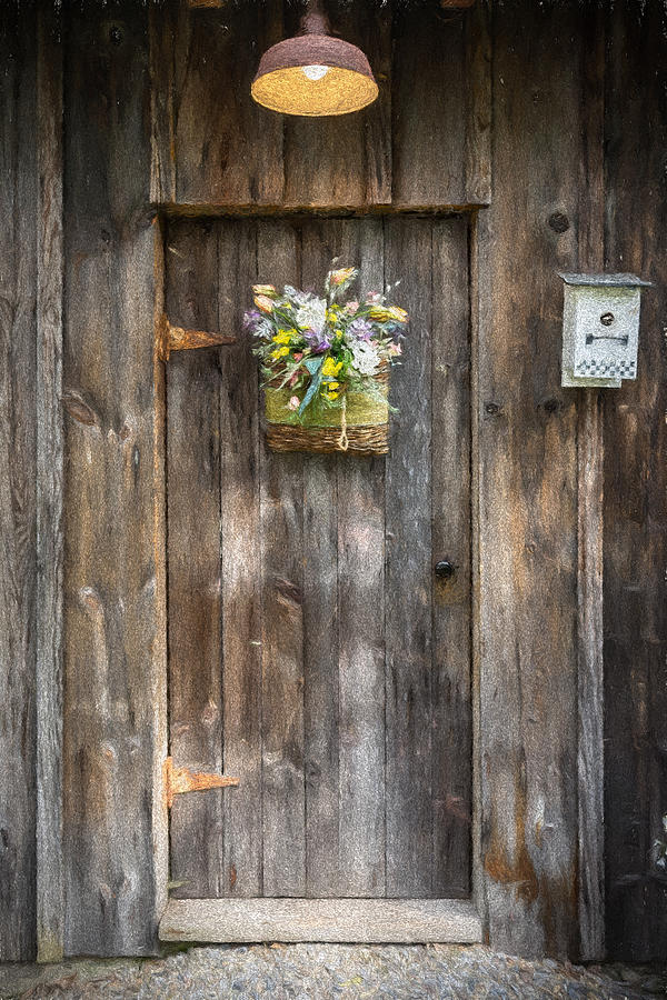 Flower Photograph - Barn Door by Guy Whiteley