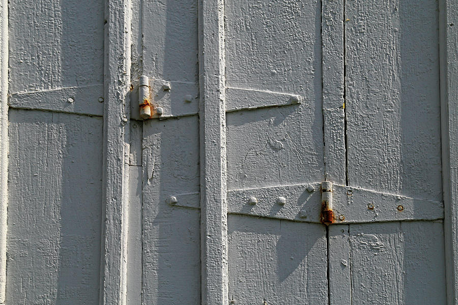 Barn Door Hinges Photograph by Mary Bedy