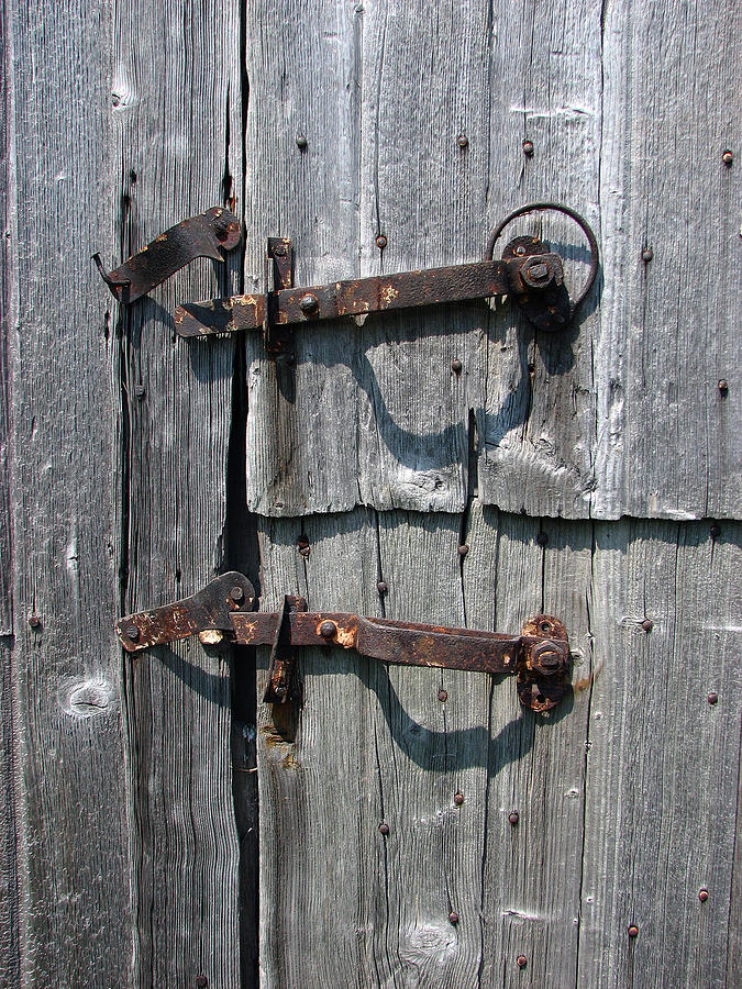 Barn Door Latches Photograph by Joanne Coyle