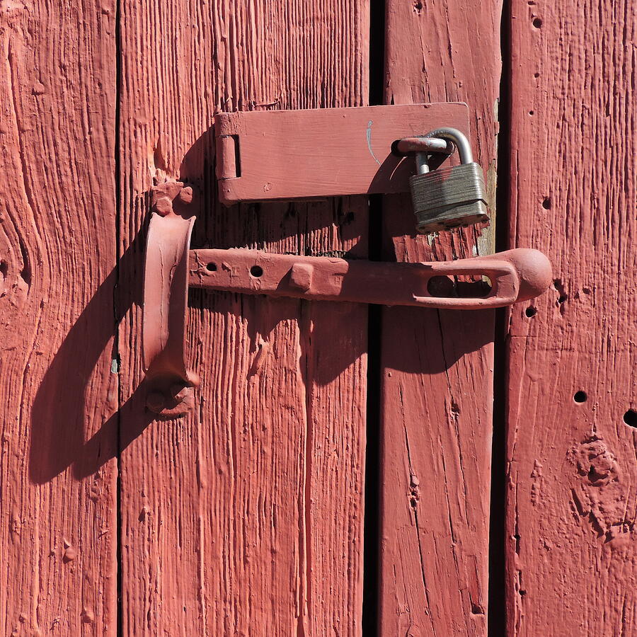 Barn Door Locked Photograph by Bill Tomsa