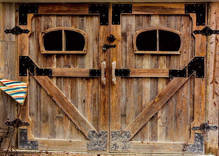 Barn Door Texture Photograph by Richard Goldman
