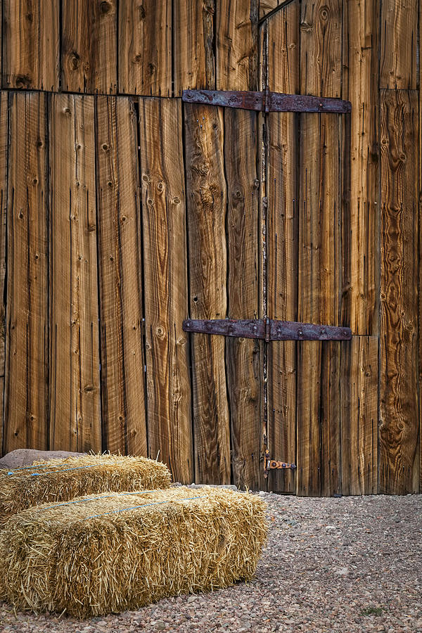Barn Doors And Hay Photograph by Susan Candelario