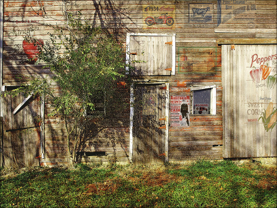 Barn Doors Photograph by John Anderson
