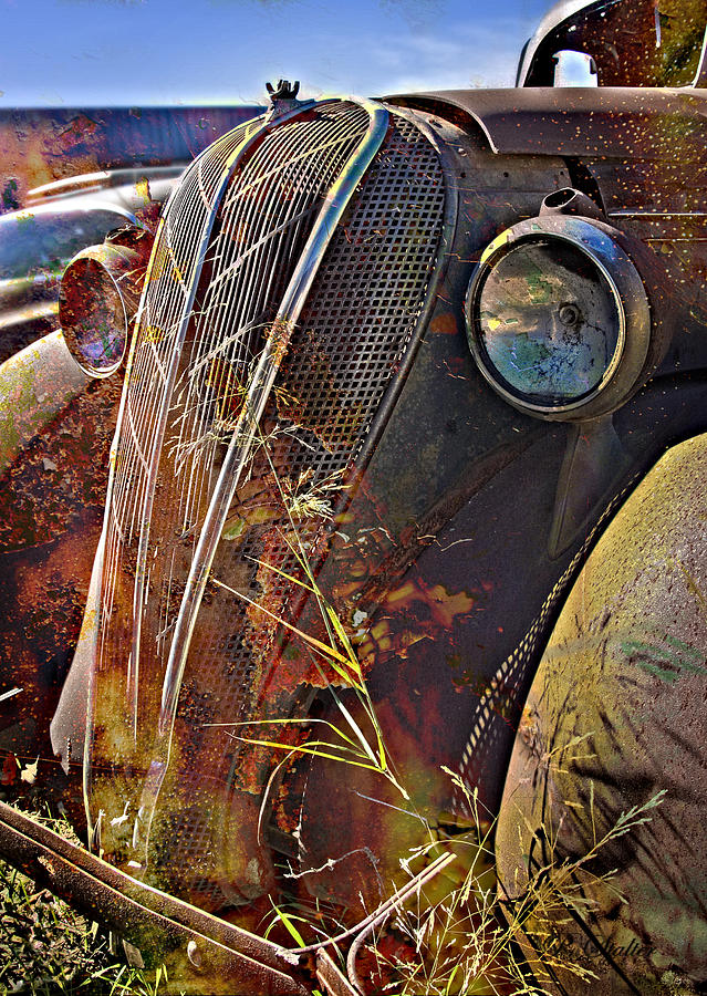 Abstract Digital Art - Barn Find by Patricia Stalter