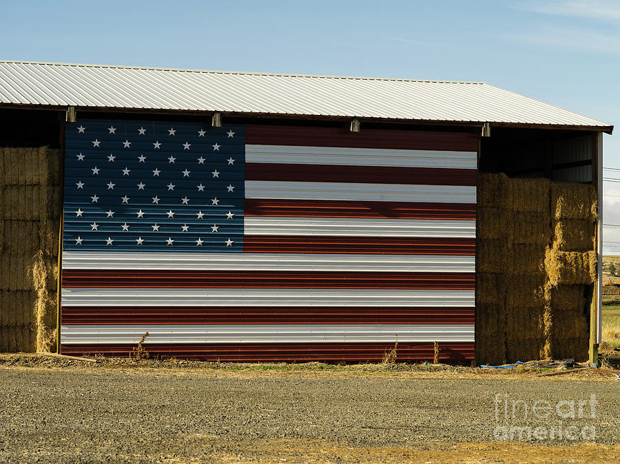 Barn Flag Photograph by Tracy Knauer Fine Art America
