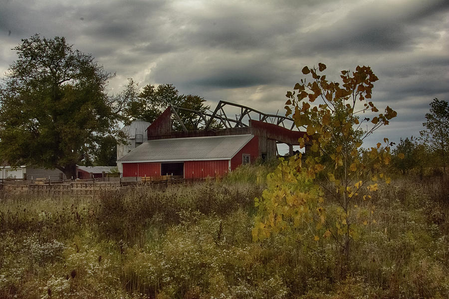 Fall Photograph - Barn by Gaby Swanson Fall Photograph - Barn by Gaby Swanson
