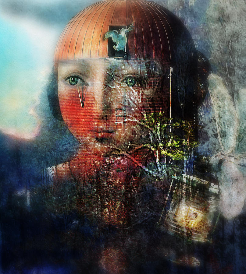 Barn girl Digital Art by Sue Masterson