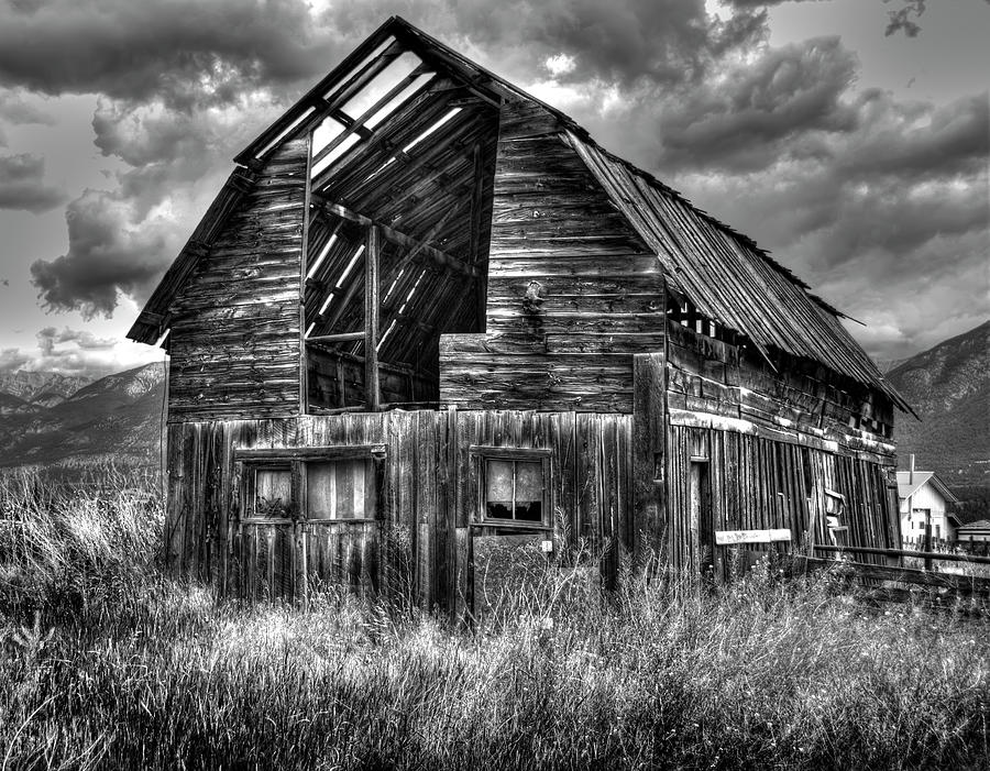Architecture Photograph - Barn in BC by Wayne Sherriff
