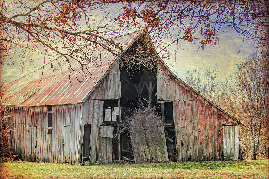 Barn of the Indian Summer Photograph by Lynn Sprowl