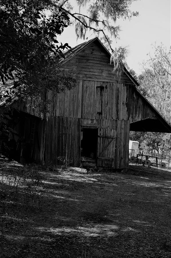 Barn in Black and White Photograph by Warren Thompson