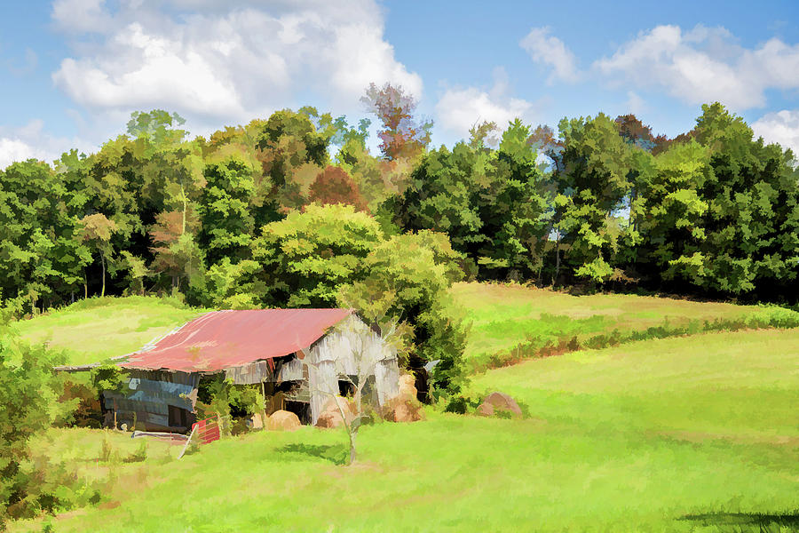 Barn in the Field Photograph by Lisa Lemmons-Powers