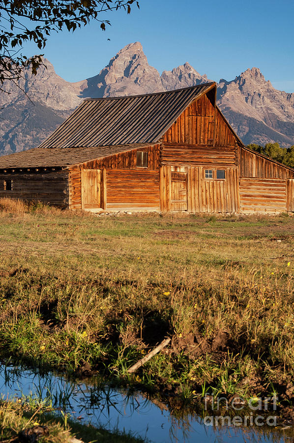 Barn in the Tetons Two Photograph by Bob Phillips