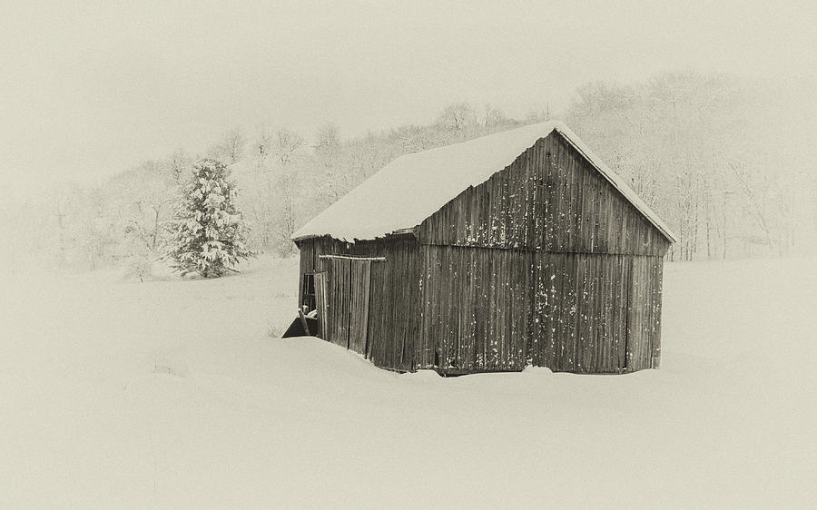 Barn in Winter by Andrew Wilson Barn in Winter by Andrew Wilson