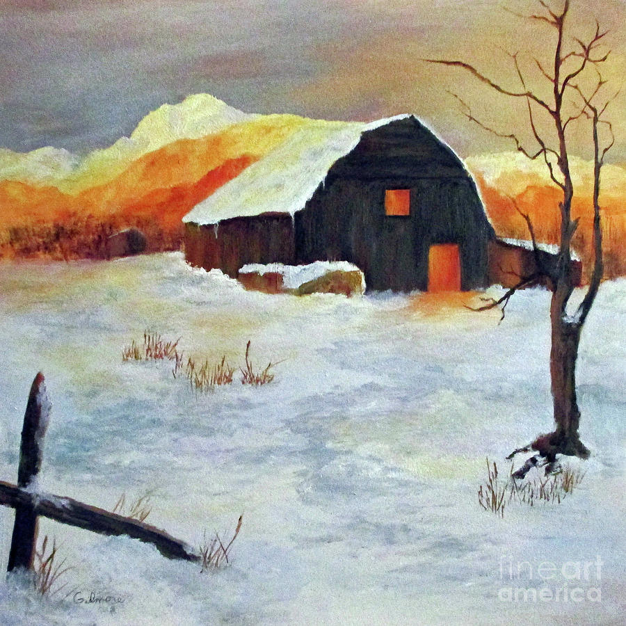 Barn in Winter by Roseann Gilmore Barn in Winter by Roseann Gilmore