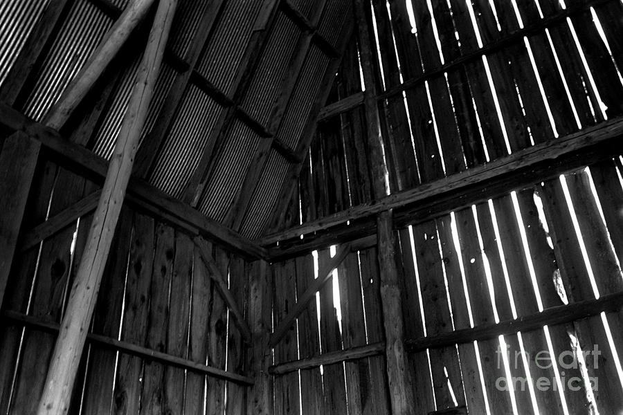 Barn Inside Photograph by Steven Dunn