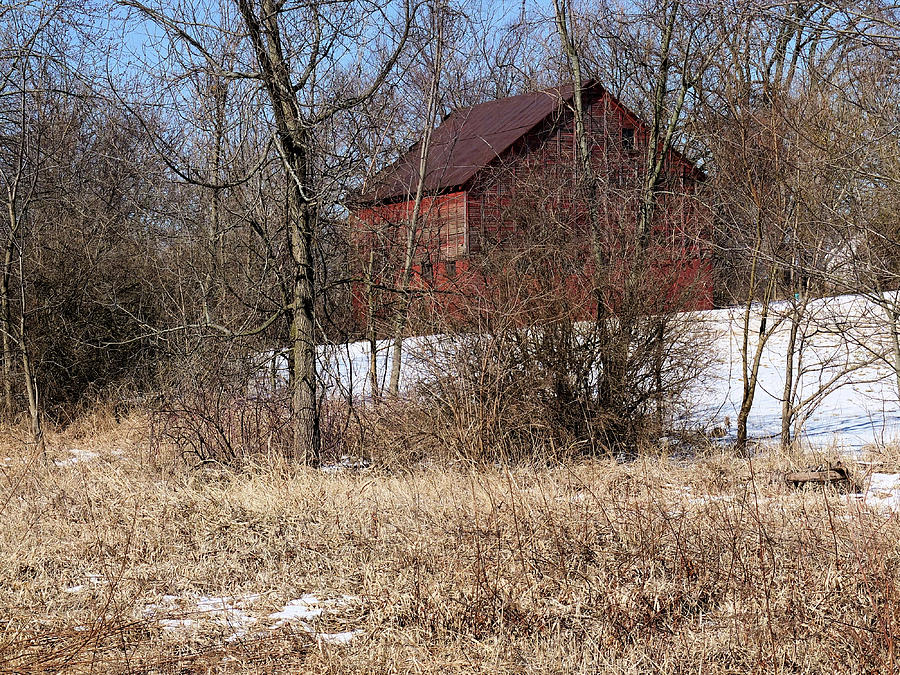 Barn on the Edge of Town Photograph by Scott Kingery