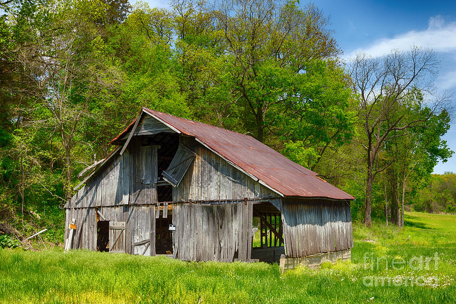 Barn on the Hillside Photograph by Terri Morris - Fine Art America