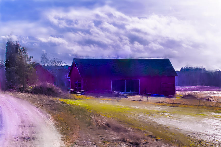 Barn painterly Photograph by Leif Sohlman