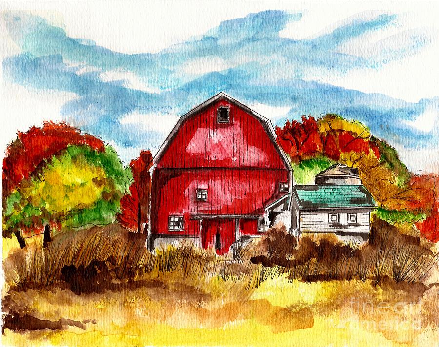 Barn Painting By Patricia Panopoulos - Fine Art America