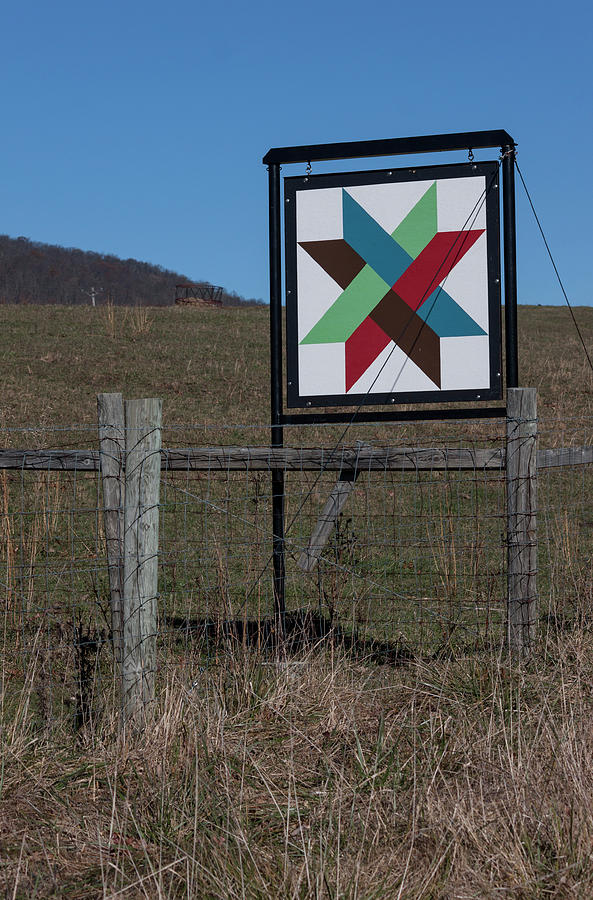 Virginia Barn Quilt Series V Photograph by Suzanne Gaff